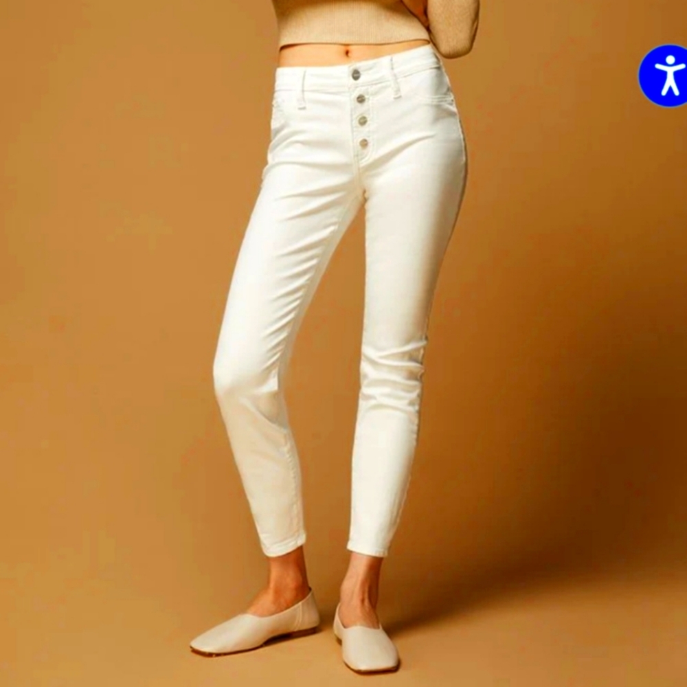 Warp +Weft Skinny Jeans White ❤️ NWT